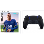 Manette PS5 Noire + FIFA 22 